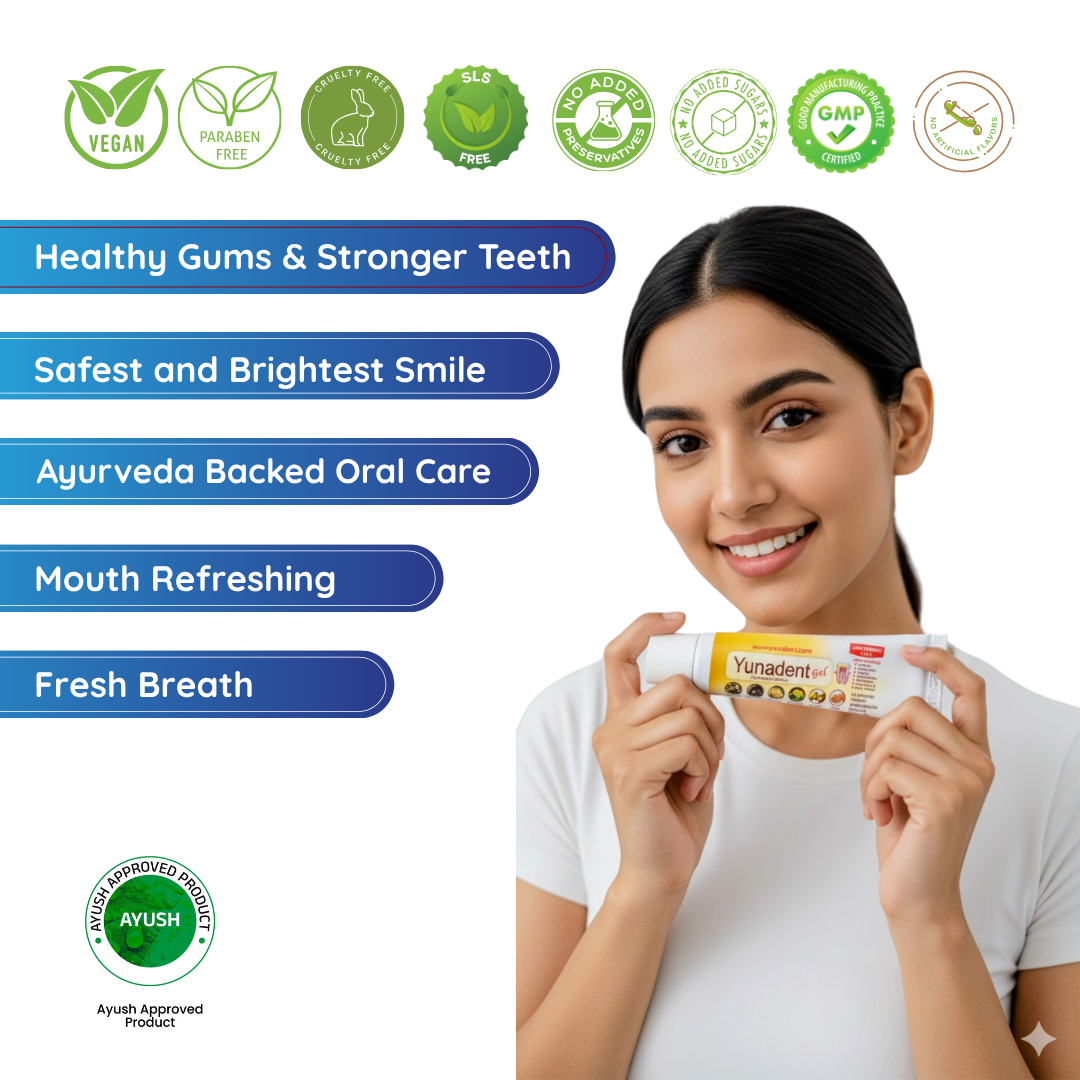 Yunadent Ayurvedic Medicinal Extra Fresh Dental Gel