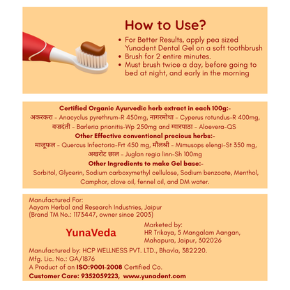 Yunadent Day-Night Combo (Dental Gel + Dental Medicine Powder)