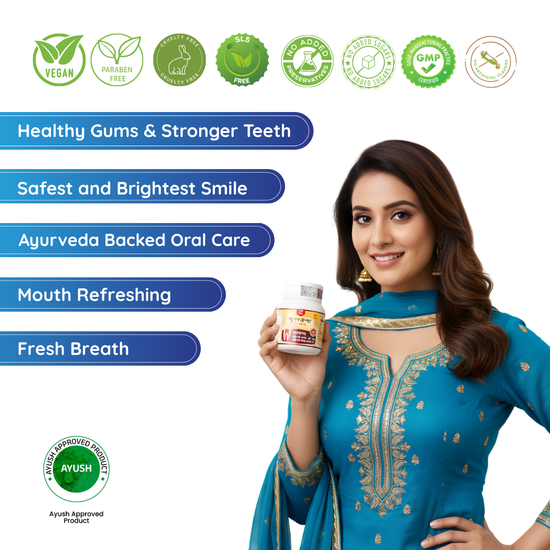 Yunadent Dental Medicine Ayurvedic Tooth Powder
