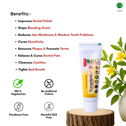 Yunadent Complete Care with Whitening Combo (Dental Gel + Whitening Powder)