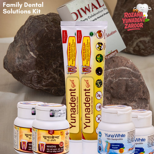 Yunadent Ayurvedic Celebration Family Dental Soultion Pack