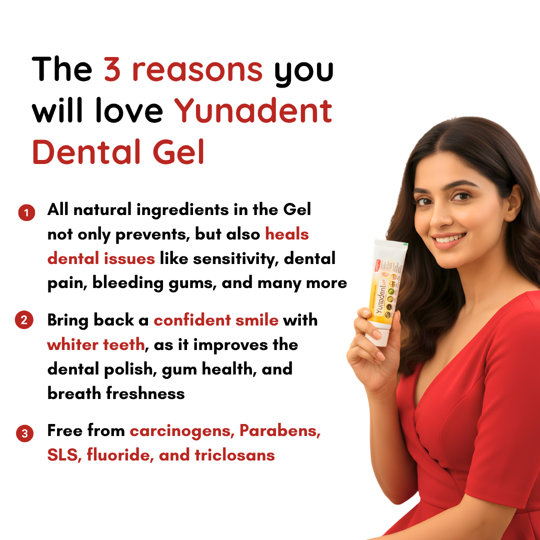 Yunadent Ayurvedic Medicinal Extra Fresh Dental Gel