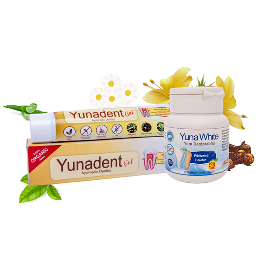 Yunadent Complete Care + Whitening Combo (Dental Gel + Whitening Powder)