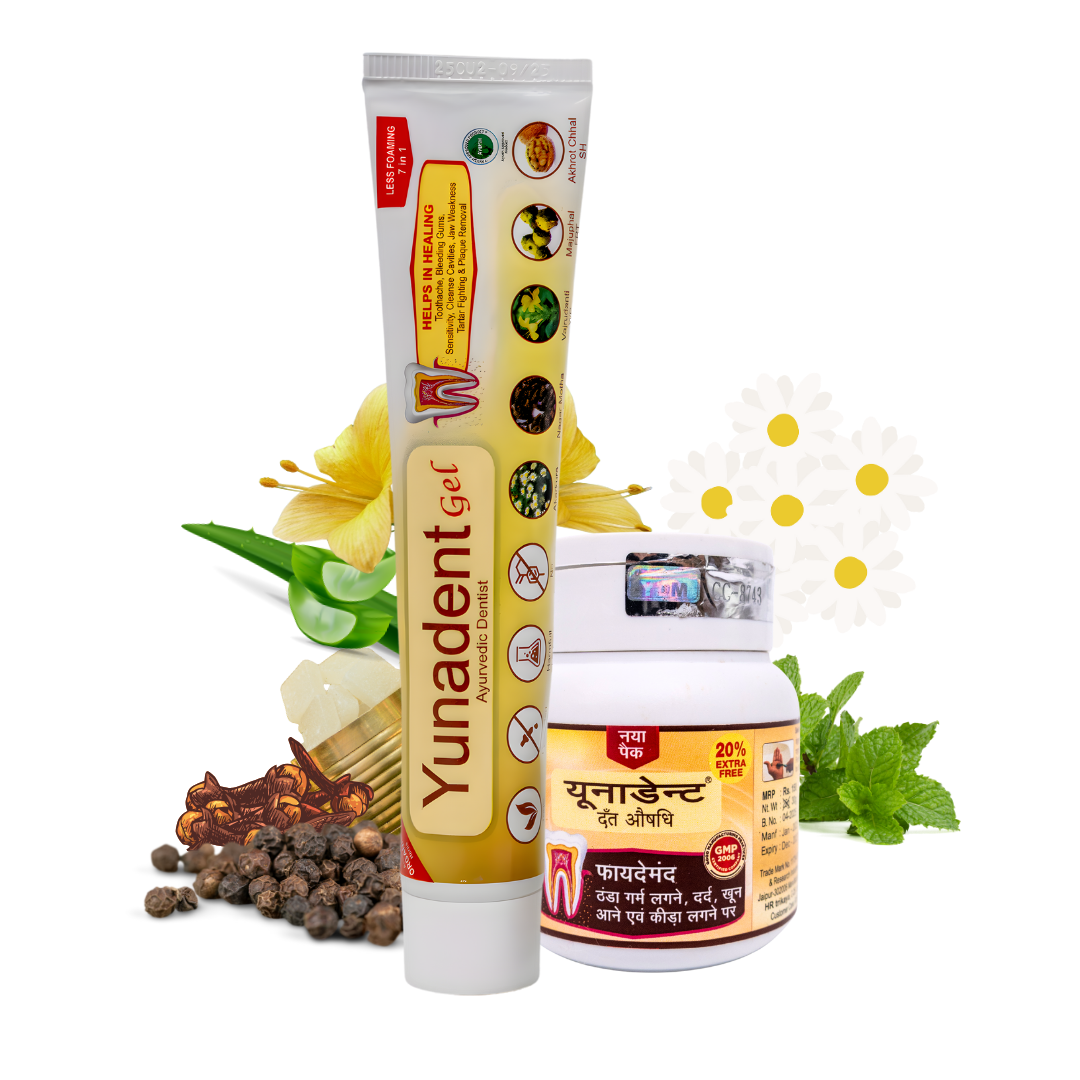 Yunadent Day-Night Combo (Dental Gel + Dental Medicine Powder)
